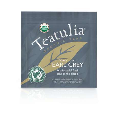 TEATULIA ORGANIC TEAS Earl Grey Standard Tea, PK50 WST-EAGR-50